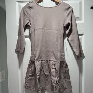 Free People Lavender Ribbed Long Sleeve Dress